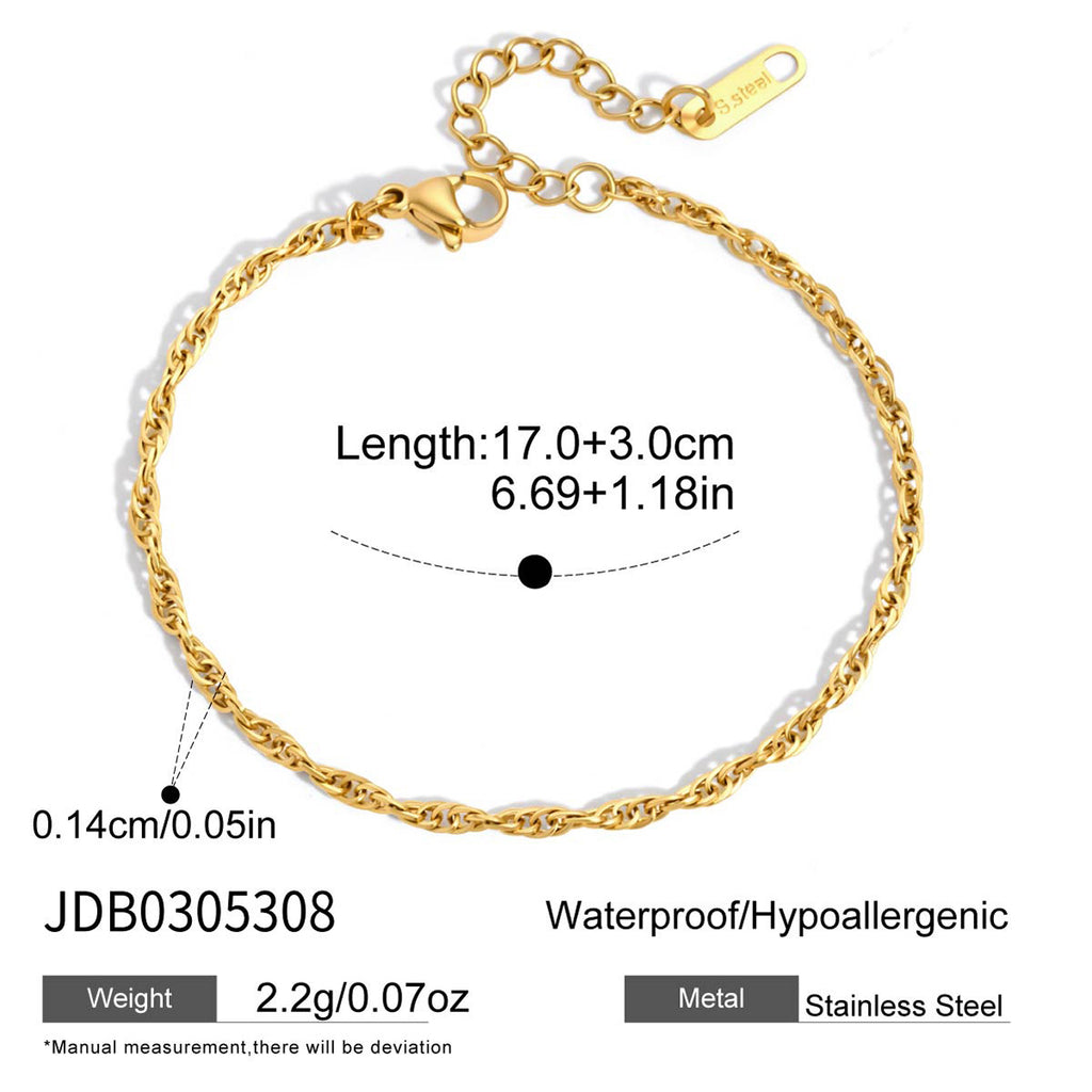 Damen Halskette mit verstellbarem Design aus hypoallergenem Edelstahl Shop Nory