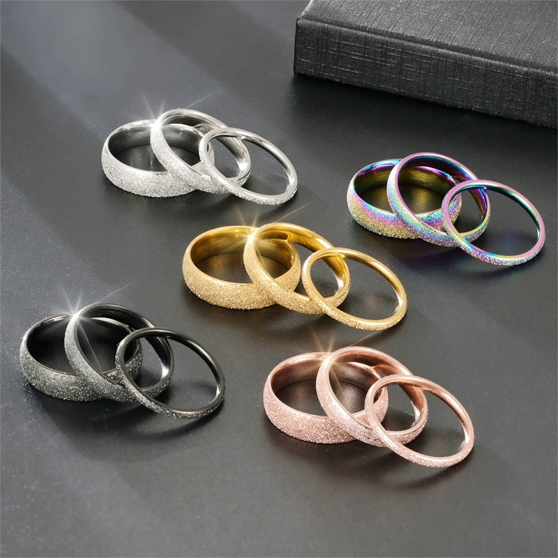 Herren Ring mit funkelndem, strukturiertem Oberflächenfinish Shop Nory