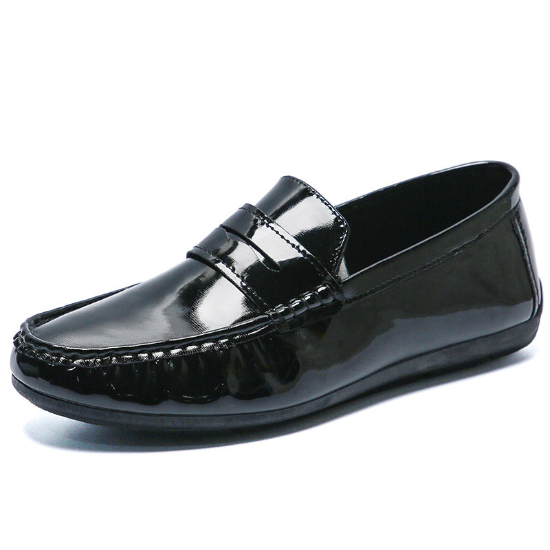 Herren Elegante Mokassins aus hochwertigem Lackleder Shop Nory