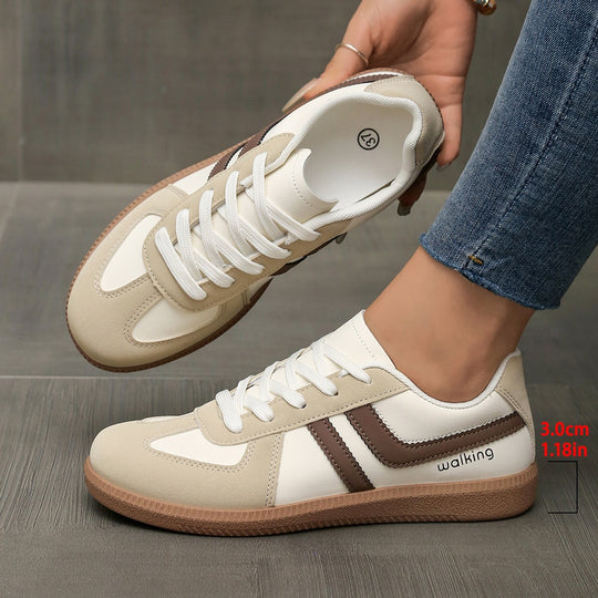 Damen Retro-Sneaker mit Gummisohle, leichtem Textilfutter und Komfortfußbett Shop Nory