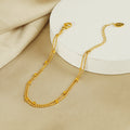 Damen Elegante Gold Perlenkette Fußkette Shop Nory