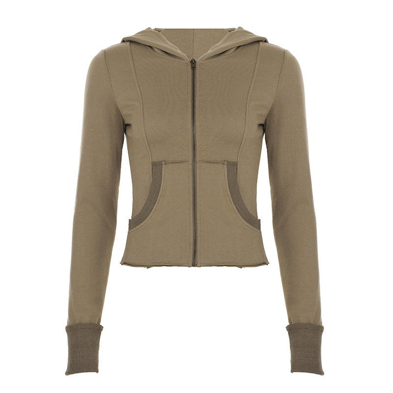 Damen nan Stretch-Flared-Hose mit hoher Taille, aufgesetzten Taschen und seitlichen Einsatzbahnen Shop Nory