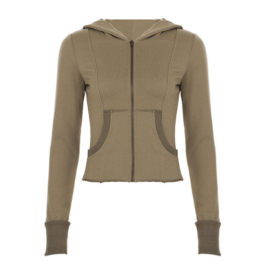 Damen nan Stretch-Flared-Hose mit hoher Taille, aufgesetzten Taschen und seitlichen Einsatzbahnen Shop Nory