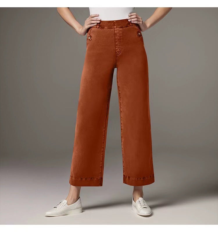 Damen weite Baumwollhose