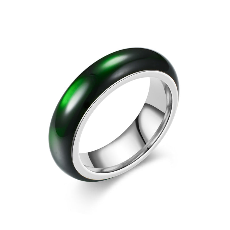 Herren Ring mit edler, schwarzer Keramikeinlage Shop Nory