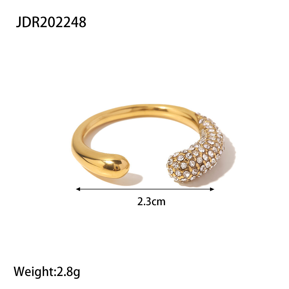 Damen Glitzernder Ring mit elegantem Design Shop Nory