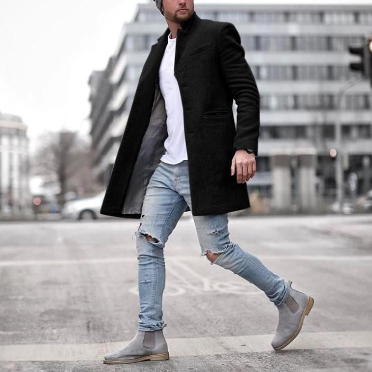 Herren elegante Wolljacke