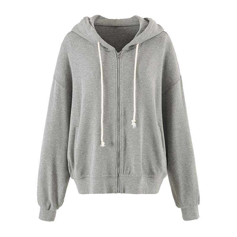 Damen Zweiteiliges Lounge-Set mit Zip-Hoodie und ausgestellten Jogginghosen Shop Nory