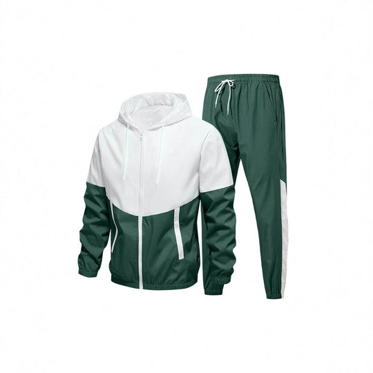 Herren Sportanzug mit atmungsaktiver Jacke und elastischen Jogginghosen