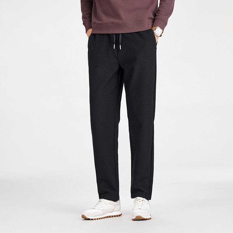 Herren Legere Jogginghose mit geradem Schnitt, elastischem Bund und umgeschlagenem Saum Shop Nory