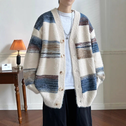 Damen Kuschelige Strickjacke mit Knöpfen Shop Nory