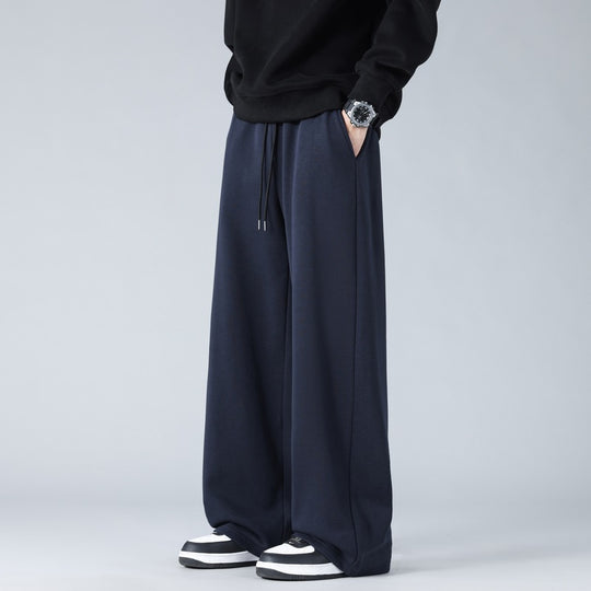 Herren Weite Oversize-Baggy-Loungehose mit Tunnelzugbund und fließender Jersey‑Qualität Shop Nory