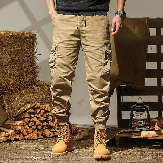 Herren Cargo-Jogginghose mit Utility-Taschen und elastischen Bündchen Shop Nory