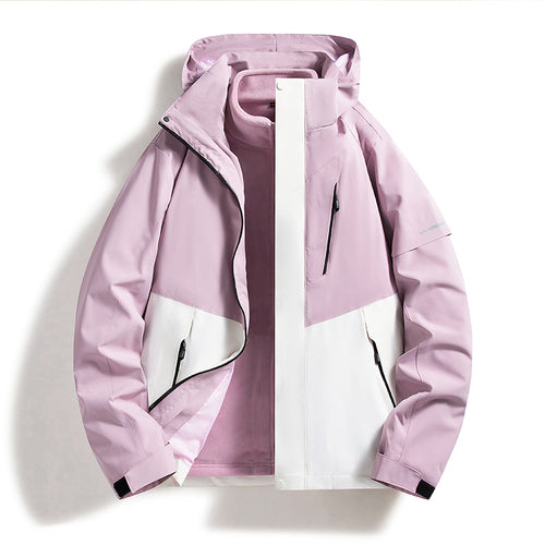 Damen wetterfeste Softshell-Skijacke mit Fleece-Innenfutter und Kapuze Shop Nory