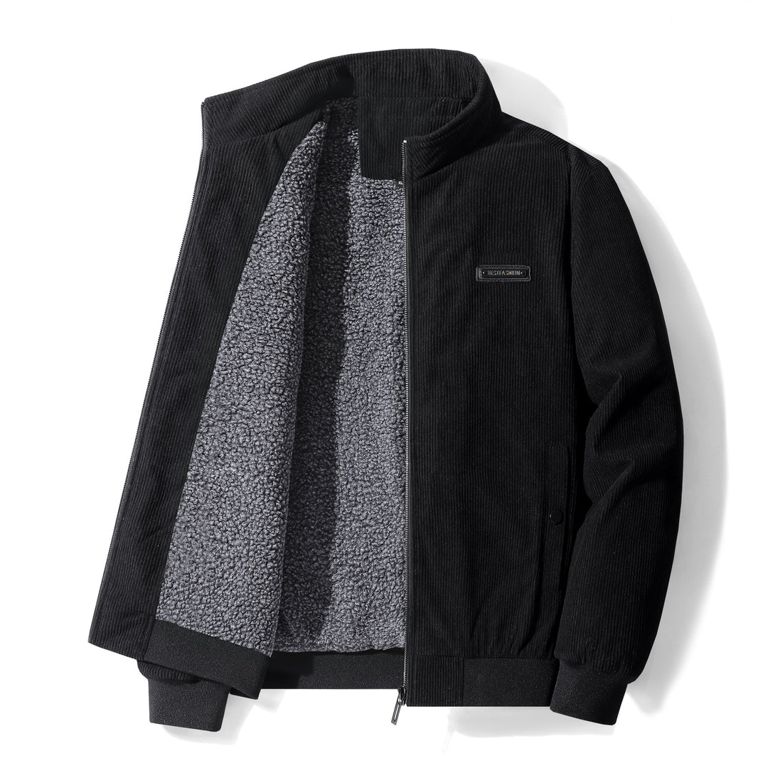 Herren Modische Fleece-Jacke im Cord-Design Shop Nory