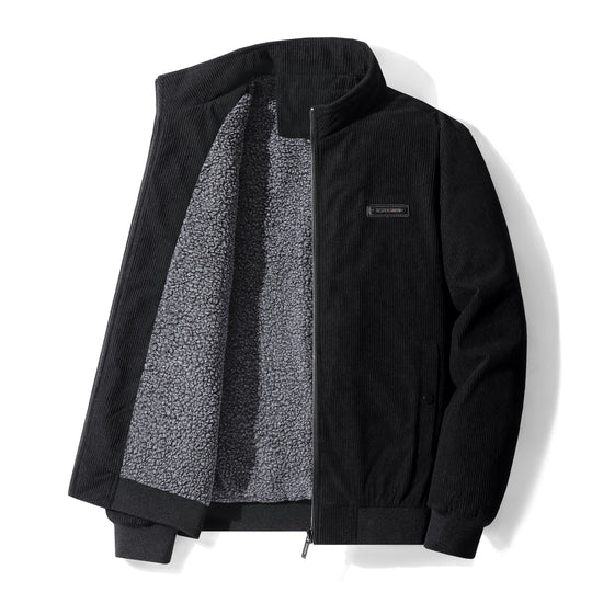 Herren Modische Fleece-Jacke im Cord-Design Shop Nory