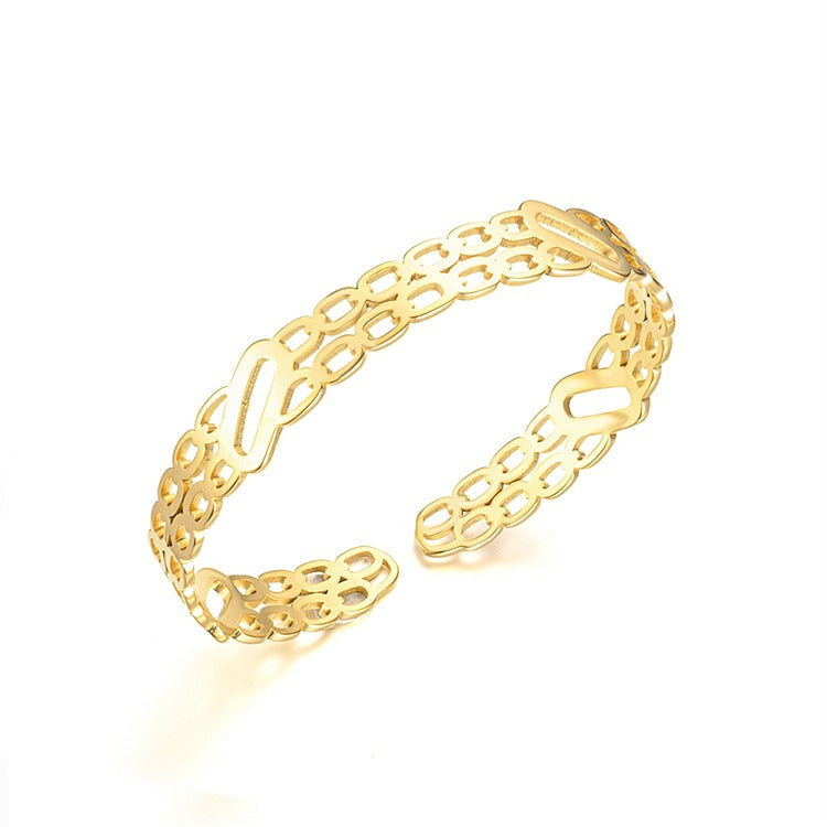 Damen Armreif mit elegantem, durchbrochenem Design Shop Nory