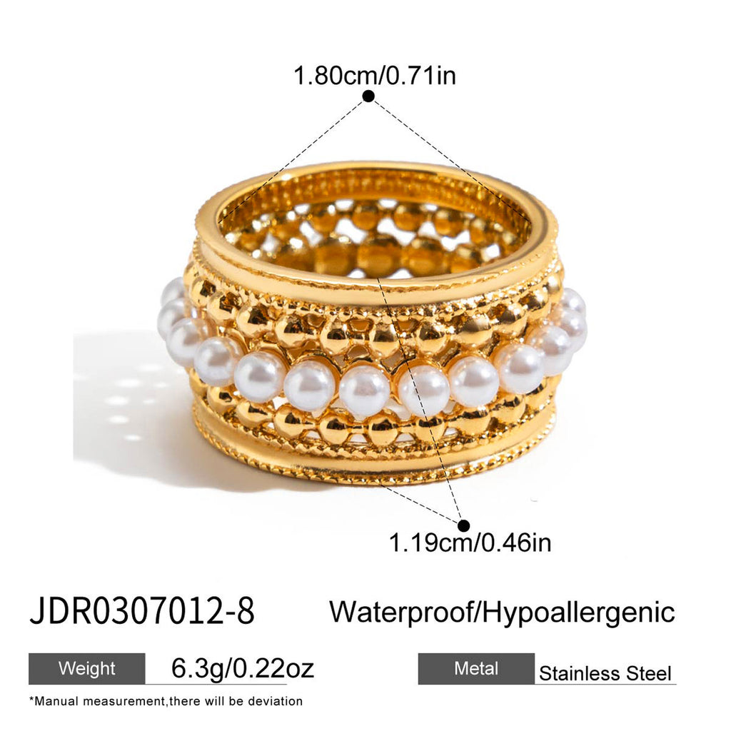 Damen Eleganter Ring im Krone-Design aus hypoallergenem Edelstahl Shop Nory