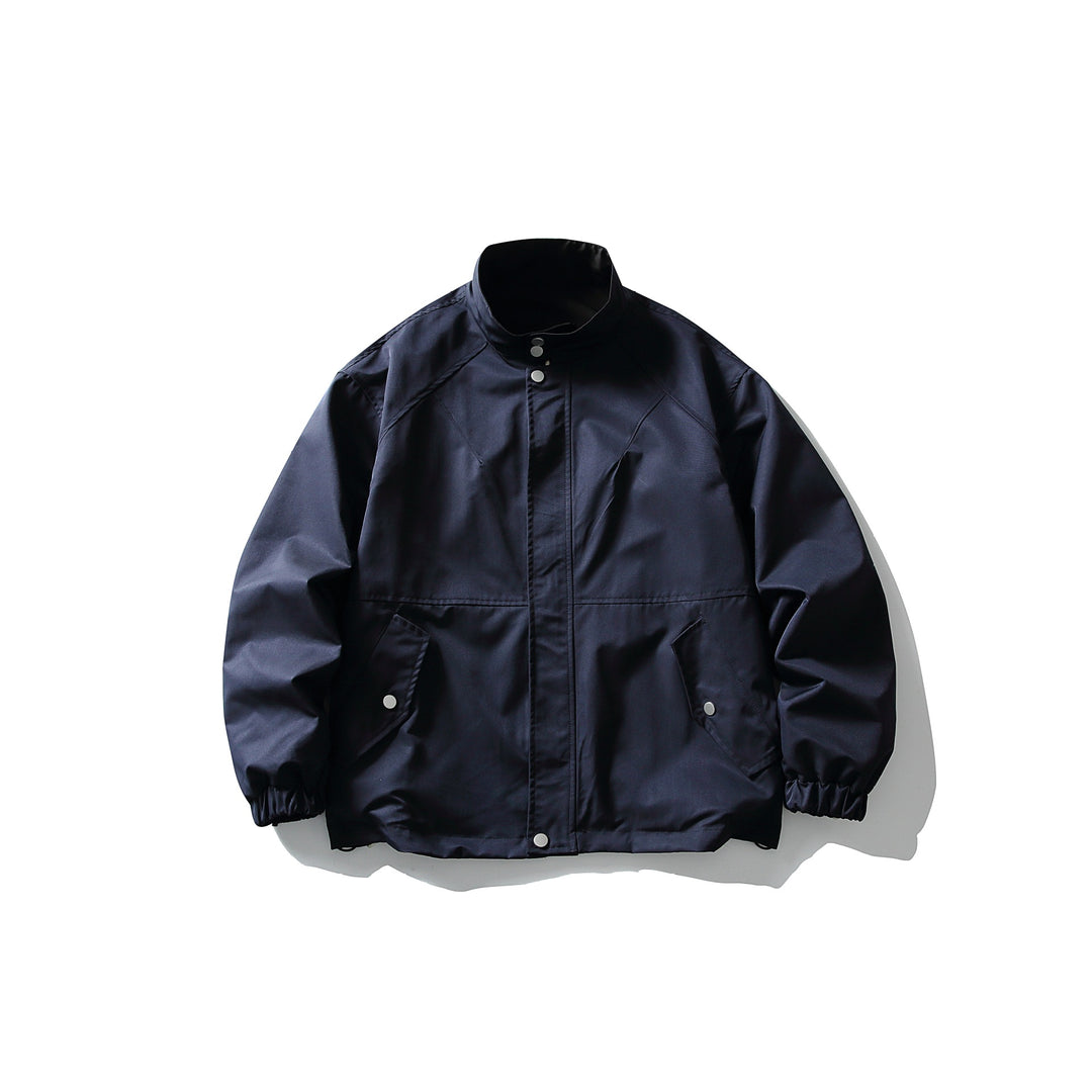 Unisex Leichte wind- und wasserabweisende Oversize‑Boxy‑Jacke mit Stehkragen und elastischem Saum Shop Nory