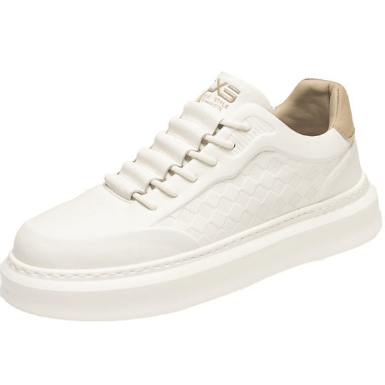Herren Voluminöse Low-Top Plateau-Sneaker mit geprägter Wabenstruktur Shopy Nory