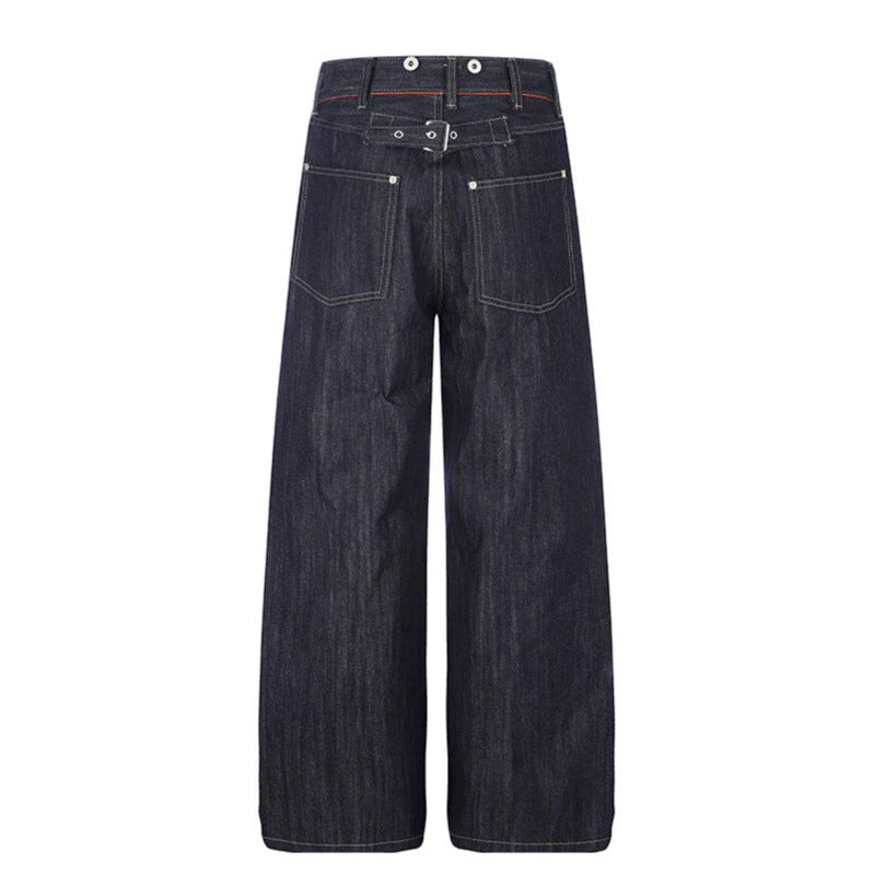 Damen Hochgeschnittene weite Denim-Palazzo-Jeans mit Five-Pocket-Schnitt Shop Nory
