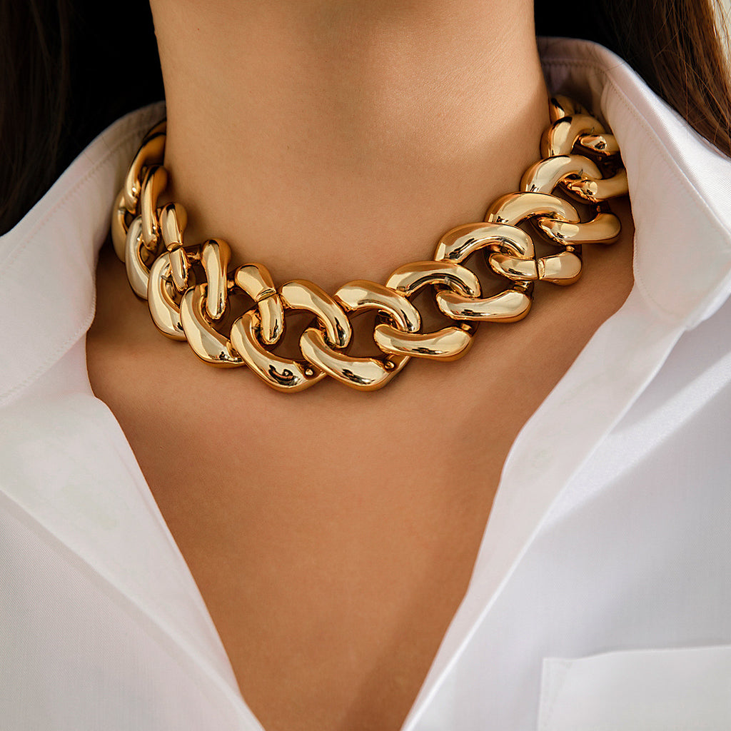 Damen Chunky Kette im modernen Design