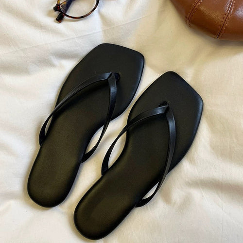 Damen Zehentrenner-Sandalen mit elegantem Riemendesign und ergonomischem Fußbett