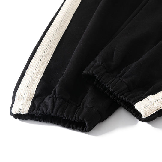 Herren Entspannte Jogginghose mit Seitensaum‑Kontraststreifen, elastischem Bund & Kordelzug Shop Nory