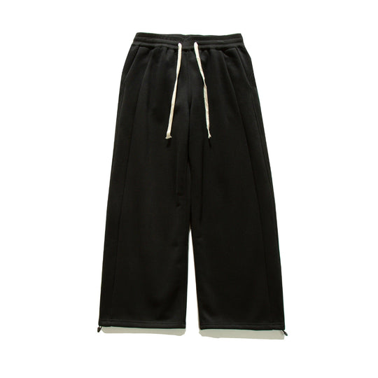 Damen Weite Sweat-Culotte mit Kordelzug, Ziernähten und verstellbarem Saum Shop Nory