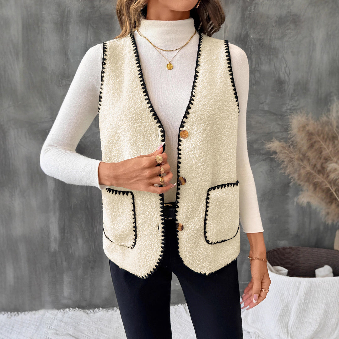 Damen Kuscheliger Cardigan mit Knopfdetails Shop Nory