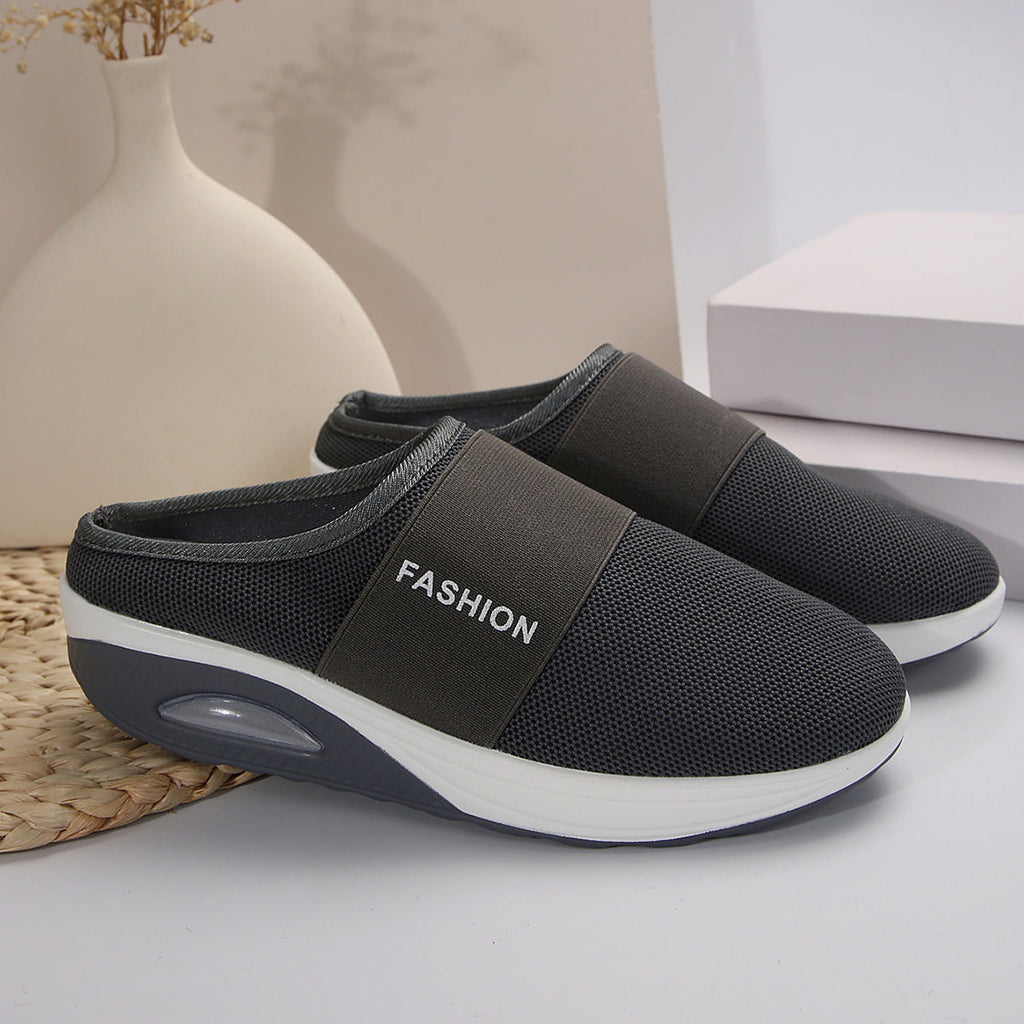 Damen Bequeme Slip-On Clogs mit atmungsaktiver Mesh-Oberfläche und flexibler Sohle