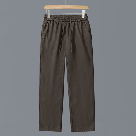 Herren Lässige Baumwoll-Chino mit elastischem Bund und Kordelzug Shop Nory