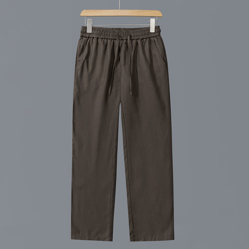 Herren Lässige Baumwoll-Chino mit elastischem Bund und Kordelzug Shop Nory