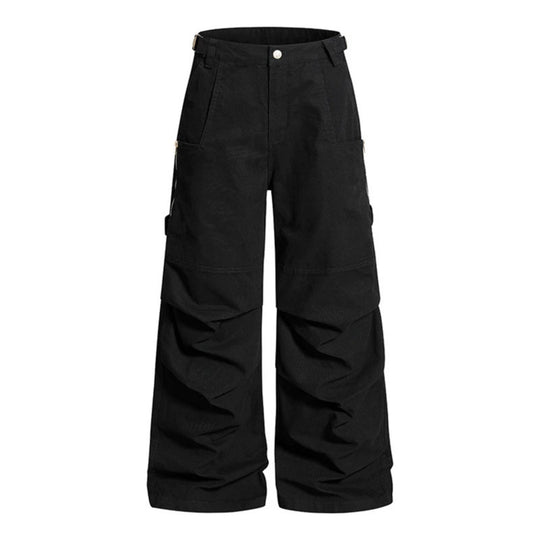Damen Weite Cargo-Hose mit verstärkten Kniepartien und Multifunktions-Taschen Shop Nory
