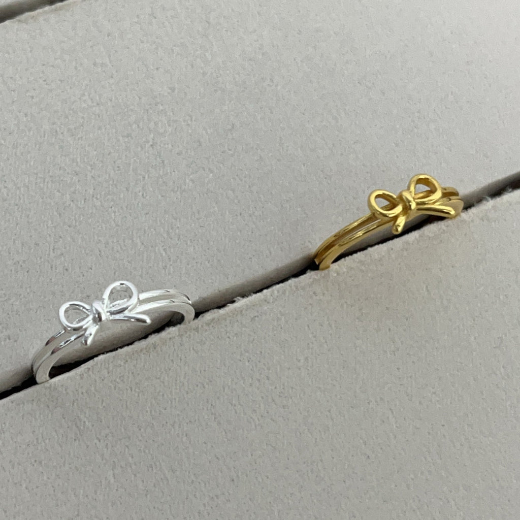 925 Sterling Silber Schleifen Knoten Offene Ringe 925 Sterling Silber Ringe | Shop Nory