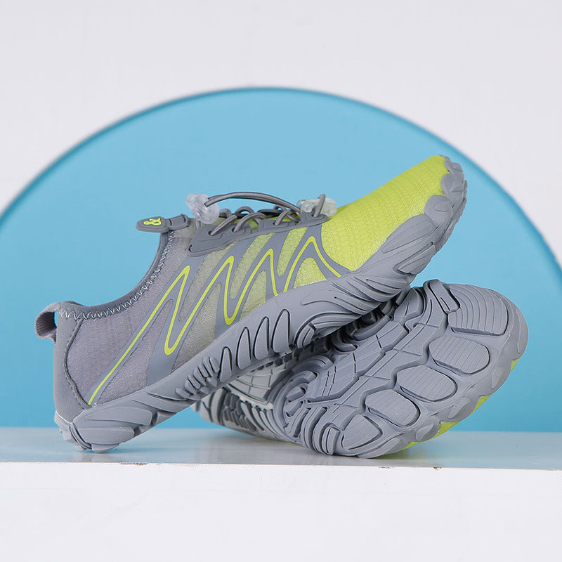 Damen Wassersportschuhe mit rutschfester Sohle und elastischem Schnürsystem