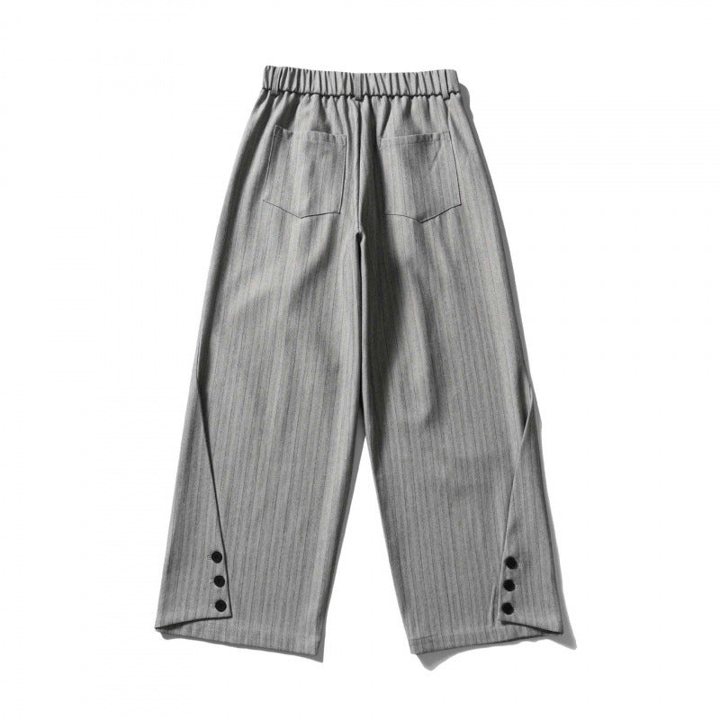 Damen Weite Bundfalten-Hose mit hohem Bund, verkürzter Culotte-Silhouette und elastischem Rückenteil Shop Nory