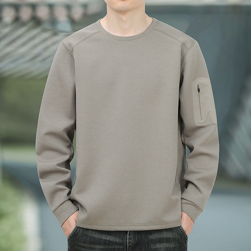 Herren Oversized Sweatshirt mit kontrastierenden Seitentaschen und weichem Fleecefutter Shop Nory