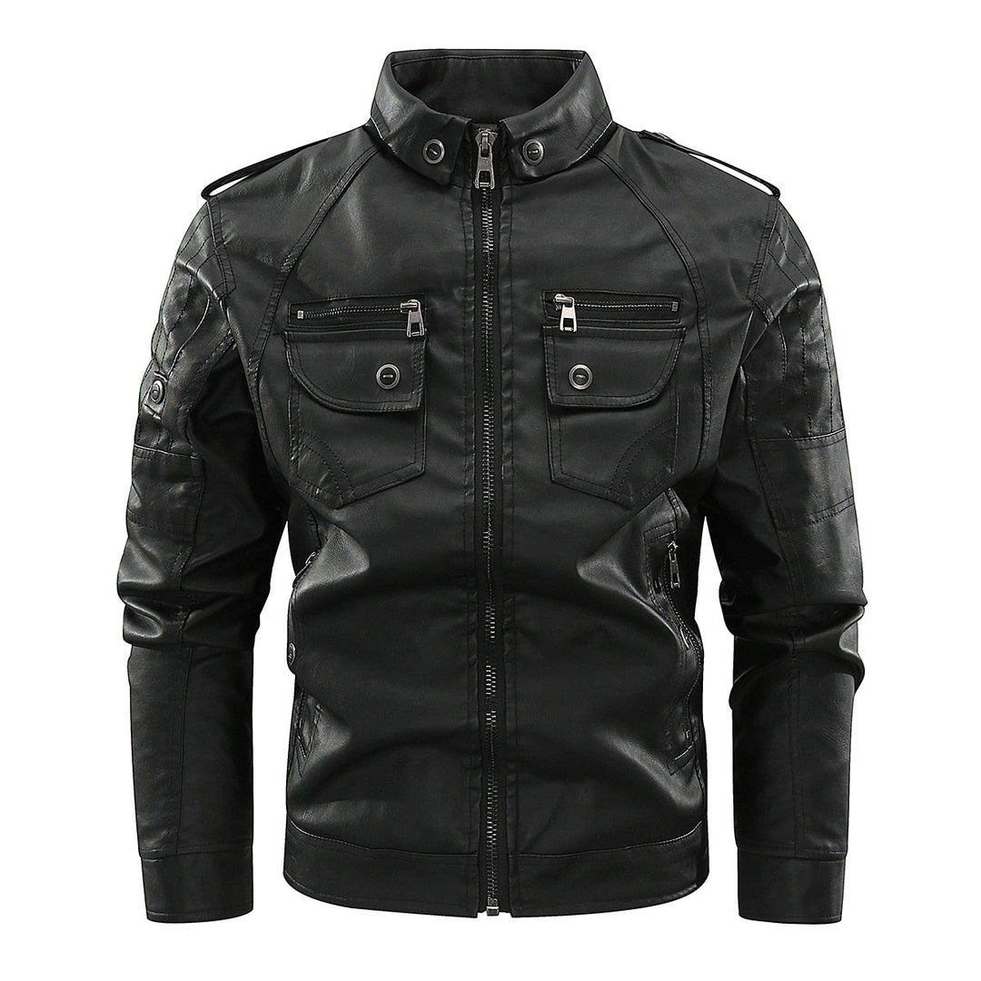 Herren elegante jacke mit praktischen Taschen und Reißverschlussdetails Shopnory