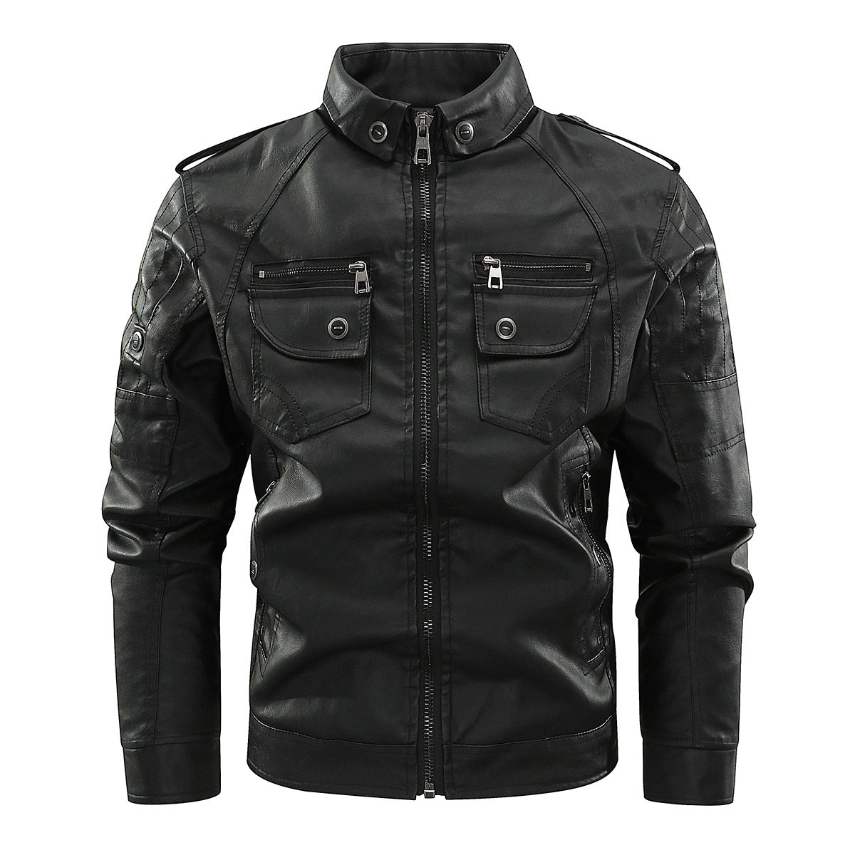Herren elegante jacke mit praktischen Taschen und Reißverschlussdetails Shopnory