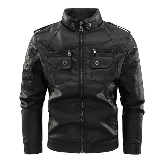 Herren elegante jacke mit praktischen Taschen und Reißverschlussdetails Shopnory