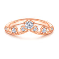 Damenring mit elegantem floralen Design und funkelnden Zirkonia-Shop Nory