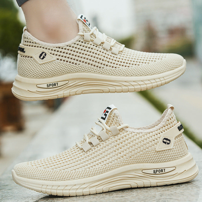 Herren Atmungsaktive Mesh-Laufschuhe mit flexiblem Design
