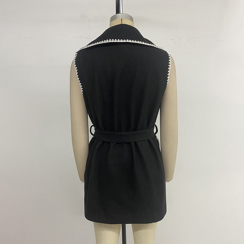 Damen Eleganter Wickel-Cardigan mit Gürtel Shop Nory