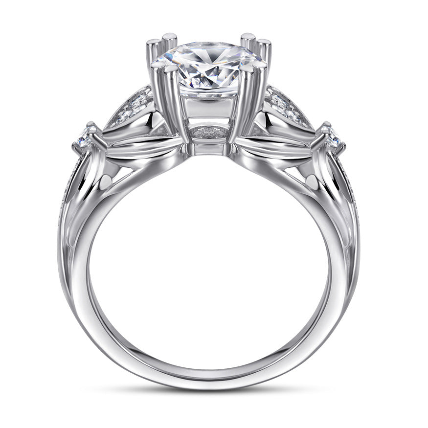 Damen Eleganter Verlobungsring mit kunstvollem Design Shop Nory