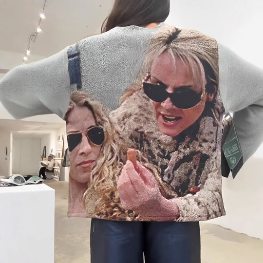 Damen Modischer Sweatshirt mit einzigartigem Artwork