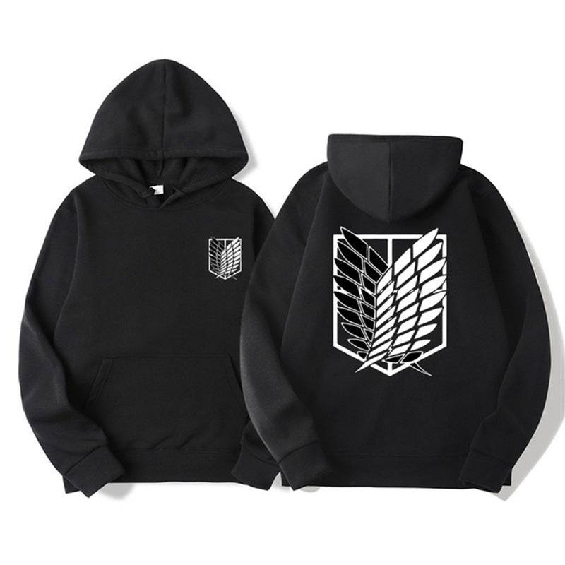 Damen Kapuzenpullover mit klassischem Anime-Motiv