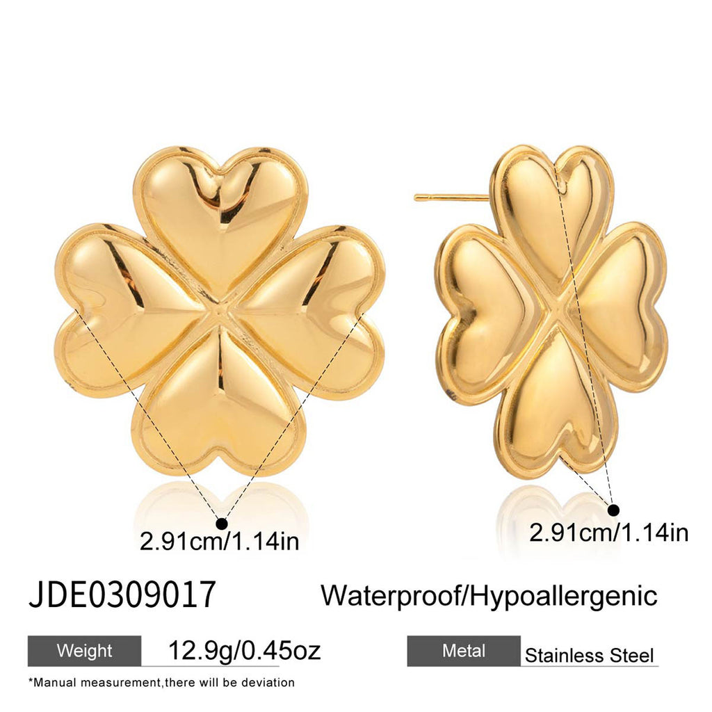 Damen Ohrhänger im Sonnen- und Herzdesign aus hochwertigem Edelstahl Shop Nory