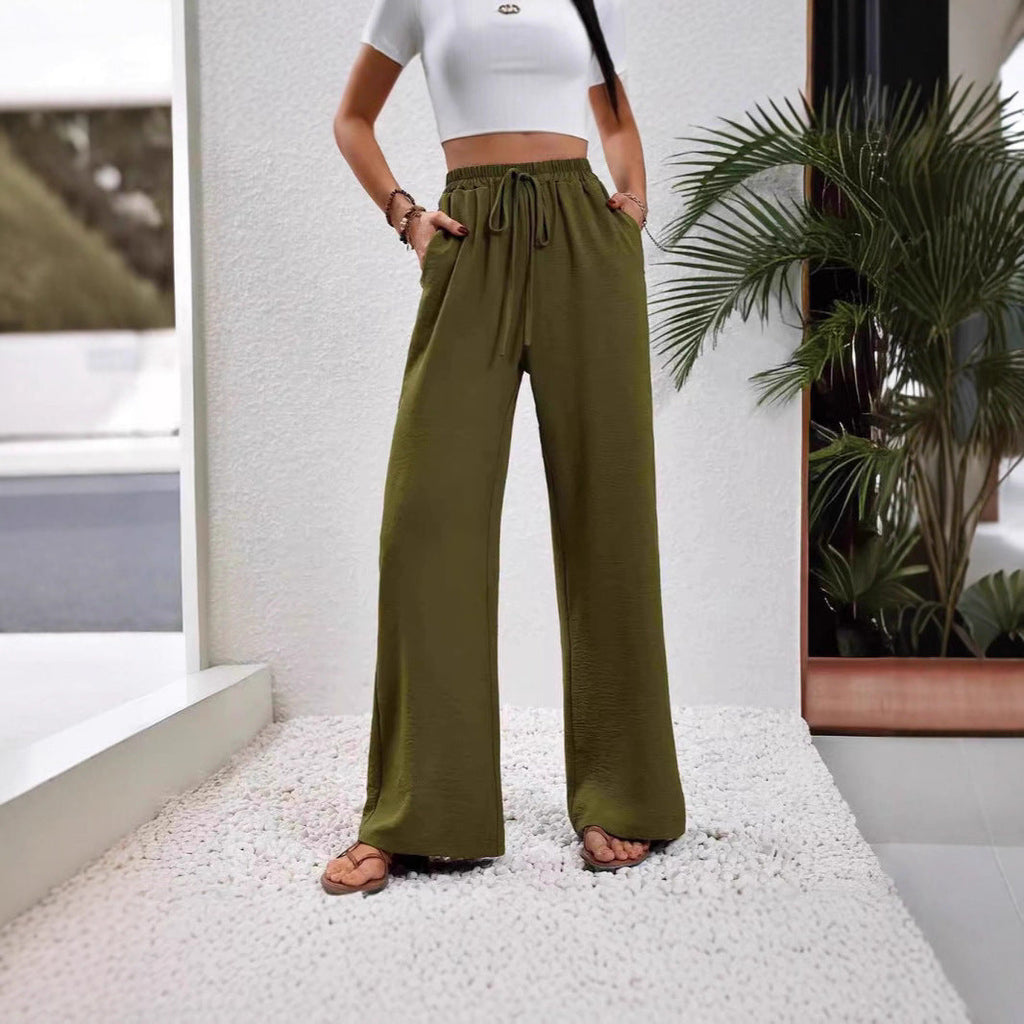 Damen weite Palazzo-Hosen