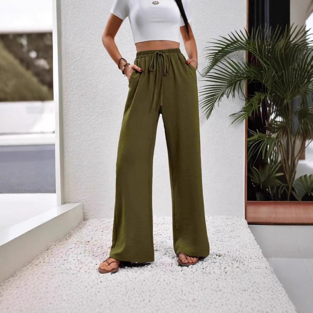Damen weite Palazzo-Hosen